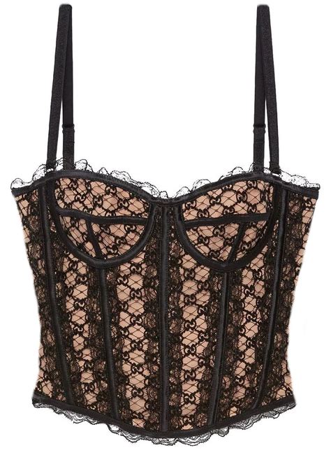 gucci lace corset top|Gucci lingerie customer service.